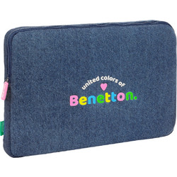 Benetton Denim θήκη Laptop 15.6" Blue