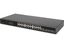 Digitus DN-80223 Managed L2 Switch με 24 Θύρες Ethernet 1000Mbps και 4 SFP θύρες