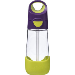 B.Box Tritan Passion Splash Παιδικό Μπουκάλι Πλαστικό BPA Free με Καλαμάκι Μωβ Διαφανές 450ml
