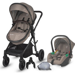 Smart Baby Ago Καρότσι Μωρού 3 σε 1 Dessert Taupe