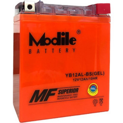 Modile Μπαταρία Μοτοσυκλέτας YB12AL-BS 12Ah