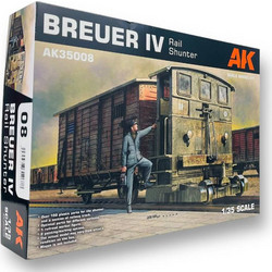 AK Breuer IV Rail Shunter Συναρμολογούμενο Πλαστικό Μοντέλο Τρένου 1:35
