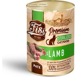 FISI Premium Sterilised Pate with Lamb 400gr
