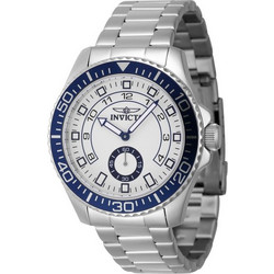 Invicta Pro Diver Ανδρικό Ρολόι με Ασημί Μεταλλικό Μπρασελέ 47124