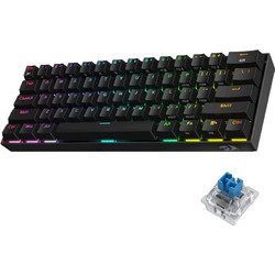 Redragon K530 Ασύρματο Μηχανικό Gaming Πληκτρολόγιο 60% με Custom Blue Διακόπτες RGB Black