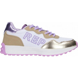Replay Παιδικά Sneakers Χρυσά Λευκά GBS73-332-C0002S
