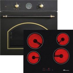 Multihome Φούρνος Ηλεκτρικός Άνω Πάγκου 65lt 59.5cm MH-6051 με Κεραμικές Εστίες MH-6135
