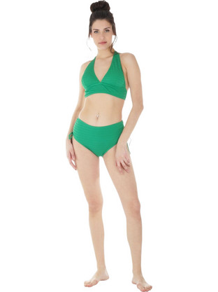 Gsecret Bikini Set Τριγωνάκι Ψηλόμεσο Πράσινο C9225-27860