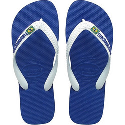 Havaianas Brasil Logo Ανδρικές Σαγιονάρες Royal Blue 4110850-2711