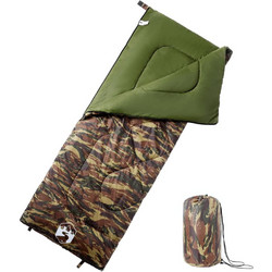 vidaXL Sleeping Bag Μονό 3 Εποχών Χακί 94461