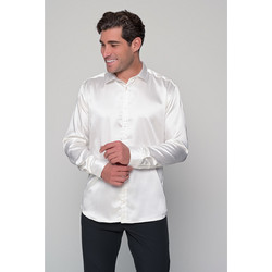Ben Tailor Ανδρικό Πουκάμισο Μακρυμάνικο Slim Fit Λευκό BENT.0893