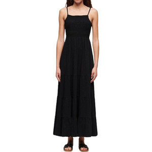 Superdry Midi Καλοκαιρινό Βραδινό Φόρεμα Μαύρο W8011675A-02A Superdry Midi Καλοκαιρινό Βραδινό Φόρεμα Μαύρο W8011675A-02A