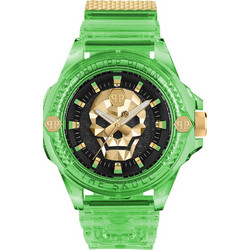 Philipp Plein Ανδρικό Ρολόι με Λαχανί Λουράκι PWWAA0924