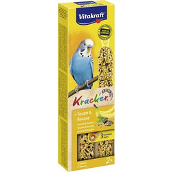 Vitakraft Kracker Budgies with Sesame & Banana 2τμχ 60gr