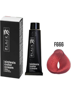 Parisienne Black Sintesis Glam Colors F666 Μόνιμη Βαφή Μαλλιών 100ml