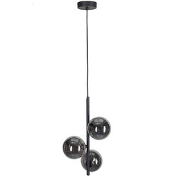 TK Lighting Estera Κρεμαστό Φωτιστικό Οροφής Τρίφωτο G9 Μαύρο 5767