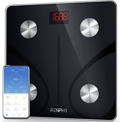 Renpho Smart Ζυγαριά με Λιπομέτρηση & Bluetooth WITH13 Black
