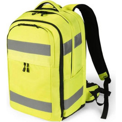 Dicota Hi-Vis Backpack Laptop 17.3" Yellow