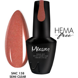 Mixcoco SMC 158 Glitter Ημιμόνιμο Βερνίκι Νυχιών 15ml