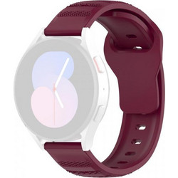 Techsuit W050 Λουράκι Σιλικόνης Burgundy (Universal 22mm)