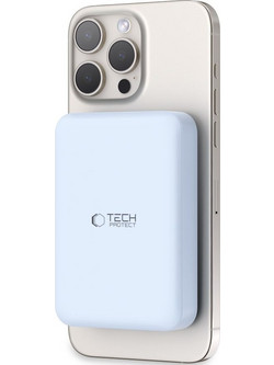 Tech-Protect PB11 Wireless Magsafe Power Bank 10000mAh 15W με Θύρα USB-C Light Blue