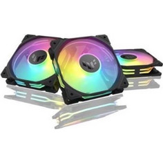 Asus TUF Gaming TR120 ARGB Case Fan 120mm με Σύνδεση 4-Pin PWM 3τμχ Black