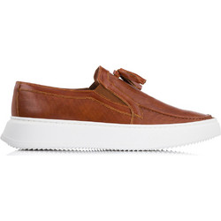 Northway Ανδρικά Μοκασίνια Loafers Δερμάτινα Ταμπά 920