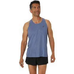 ASICS Metarun Singlet Ανδρικό Αθλητικό T-Shirt Γκρι 2011C990-400