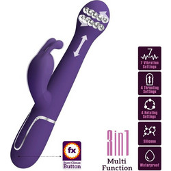 Pretty Love Dejon Rabbit Vibrator Δονητής Rabbit Μωβ D-240560