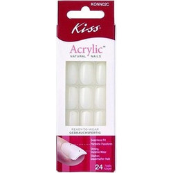 KiSS Ultra Natural Square Tips Νυχιών 24τμχ