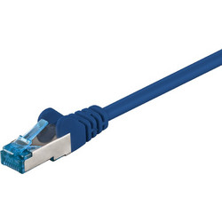 Goobay S/FTP Cat.6a Καλώδιο Δικτύου Ethernet 5m Blue 93812