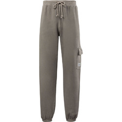 Reebok Ανδρικό Παντελόνι Φόρμας Fleece με Λάστιχο Γκρι IM1516