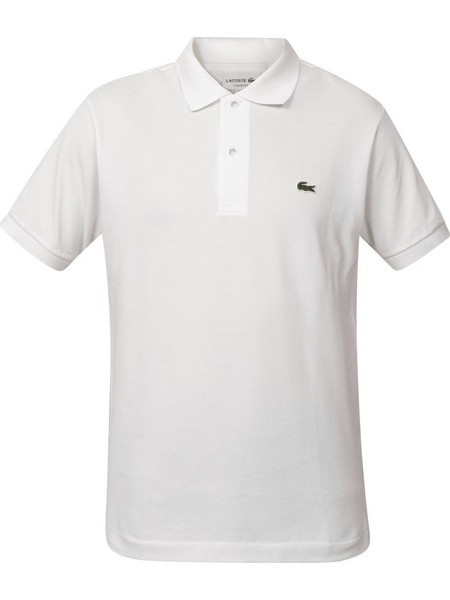 Lacoste Ανδρική Μπλούζα Polo Κοντομάνικη Λευκή 3L1212-001