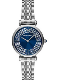 Emporio Armani Gianni Γυναικείο Ρολόι με Ασημί Μεταλλικό Μπρασελέ AR11627