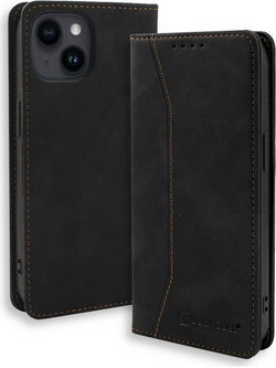 Bodycell Pu Leather Book Black (iPhone 15)