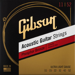 Gibson SAG-PB11 Χορδές Ακουστικής Κιθάρας 11-52