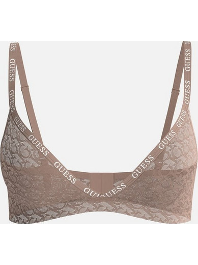Guess Edytha Bralette χωρίς Μπανέλα Μπεζ O3BC18KBXA0
