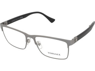 Versace VE1285 1001 Ανδρικός Σκελετός Γυαλιών Οράσεως Μεταλλικός Ασημί