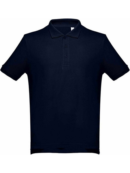 THC Adam Ανδρική Μπλούζα Polo Κοντομάνικη Eclipse Μπλε