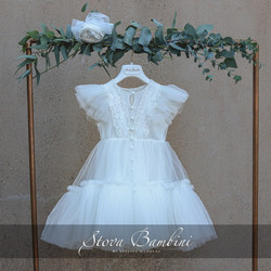Stova Bambini Βαπτιστικό Φόρεμα 2τμχ SS24G28