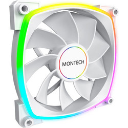 Montech RX140 Reverse White Case Fan 140mm ARGB με Σύνδεση 3-Pin 4-Pin PWM