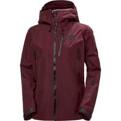 Helly Hansen Odin Αθλητικό Γυναικείο Μπουφάν Softshell Μακρύ Αδιάβροχο Μπορντό 63170-658