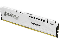 Kingston Fury Beast 16GB (1X16GB) DDR5 RAM 6000MHz C30 White KF560C30BWE-16