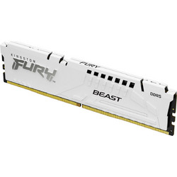Kingston Fury Beast 16GB (1X16GB) DDR5 RAM 6000MHz C30 White KF560C30BWE-16
