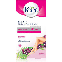 Veet Easy Gel Ταινίες Αποτρίχωσης για Πόδια & Σώμα 16τμχ