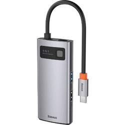 Baseus Metal Gleam USB-C Docking Station με HDMI 4K PD