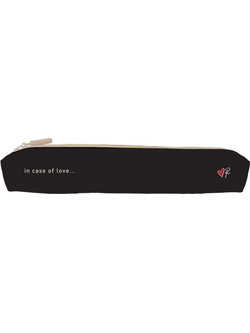 Χάρτινη Πόλη In Case Of Love Κασετίνα Βαρελάκι Μαύρη HP.BTW.PC.002