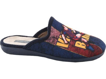 Fame Barcelona Χειμερινές Παιδικές Παντόφλες για Αγόρια Navy Μπλε Μπορντό CS22302