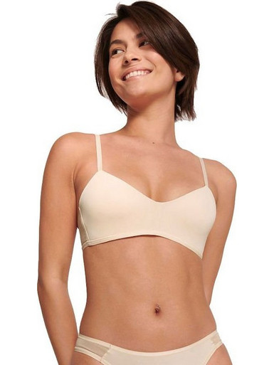 Sloggi Soft Adapt Bralette χωρίς Μπανέλα Μπεζ 102216180