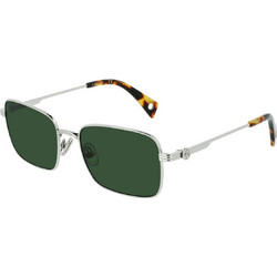 Lanvin LNV104S-045 Γυναικεία Γυαλιά Ηλίου Τετράγωνα Μεταλλικά Ασημί με Πράσινο Φακό